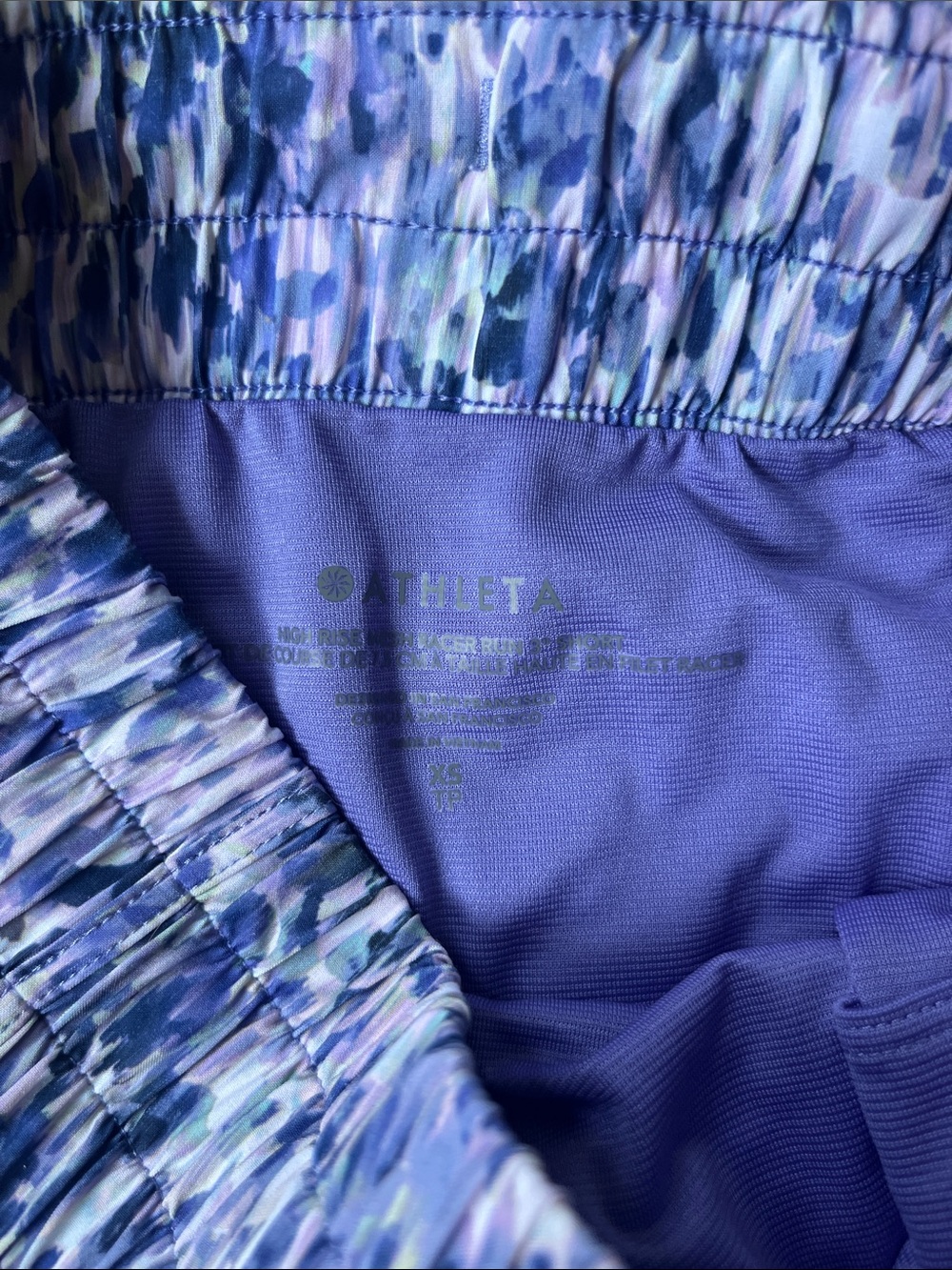 Athleta High Rise Mesh Racer Run 3” Short - Picture 2 of 5
